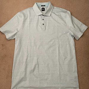 Boss Polo Shirt Men's Size XL - Mint Green Heather